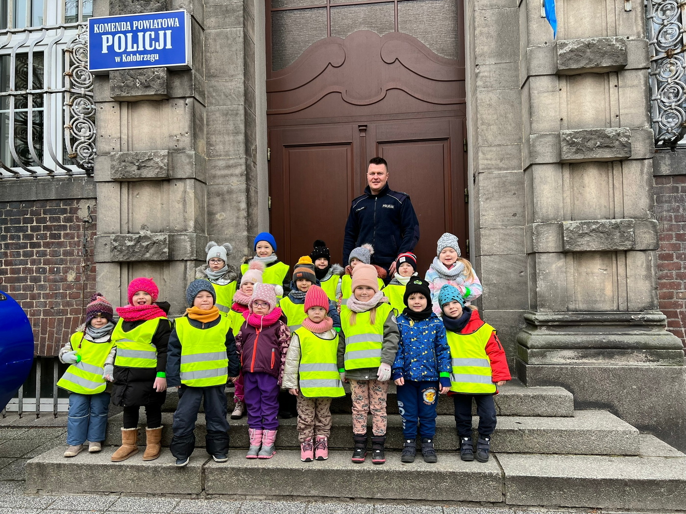 Wycieczka na Komendę Policji w Kołobrzegu