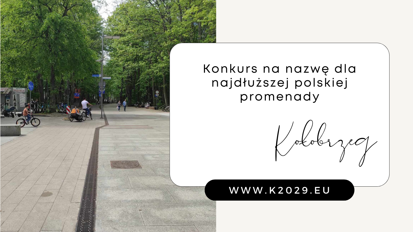 Konkurs na nazwę dla najdłuższej polskiej promenady